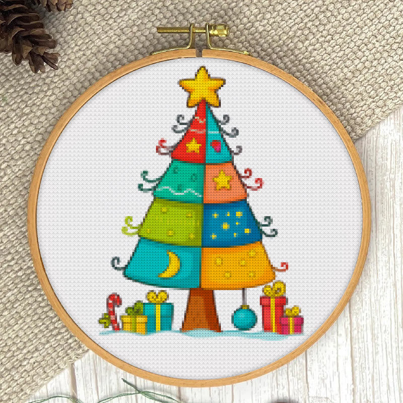  Cross Stitch Kit - Stylish Christmas Tree | Holiday Handmade Gifts | Nice For Christmas Decoration - image 3
