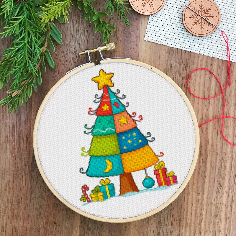  Cross Stitch Kit - Stylish Christmas Tree | Holiday Handmade Gifts | Nice For Christmas Decoration - image 5