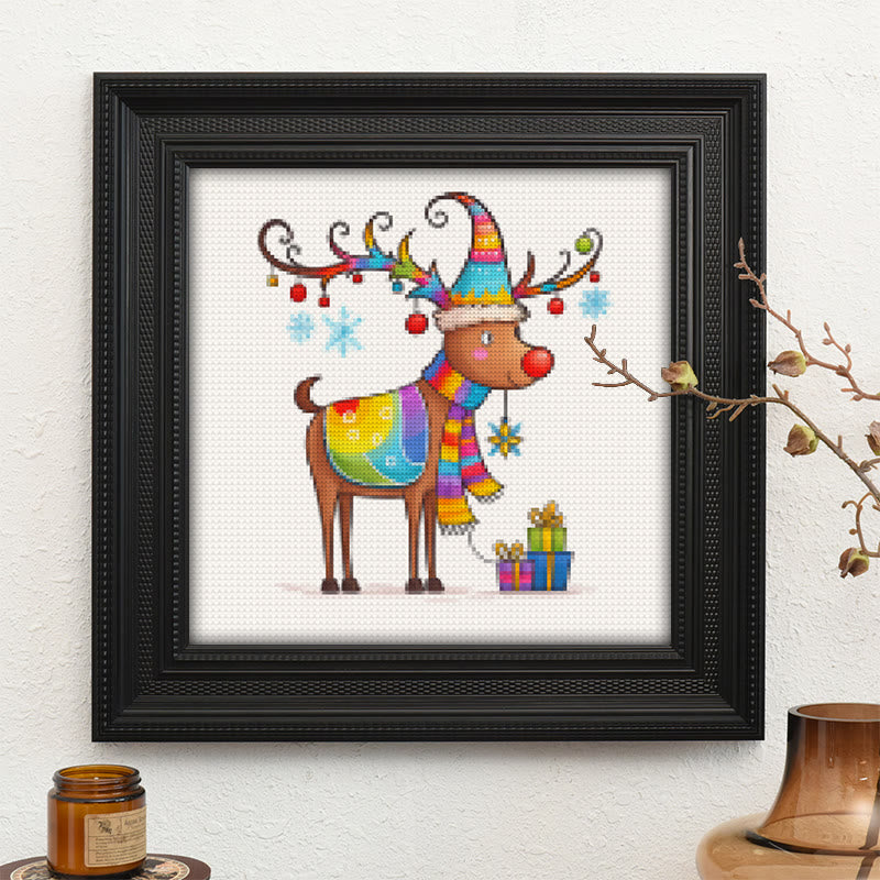  Cross Stitch Kit - Christmas Deer | Diy For Christmas Gift | Perfect For Christmas Tree Decor - image 9