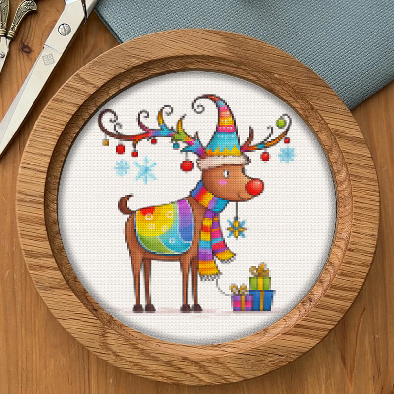  Cross Stitch Kit - Christmas Deer | Diy For Christmas Gift | Perfect For Christmas Tree Decor - image 6