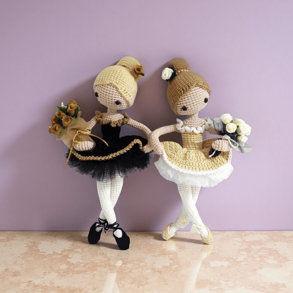 Diy Handmade Dancing Girls Crochet Kit - Crocheted Plush Doll Collection | Perfect Gift For Dancing Lovers - image 2