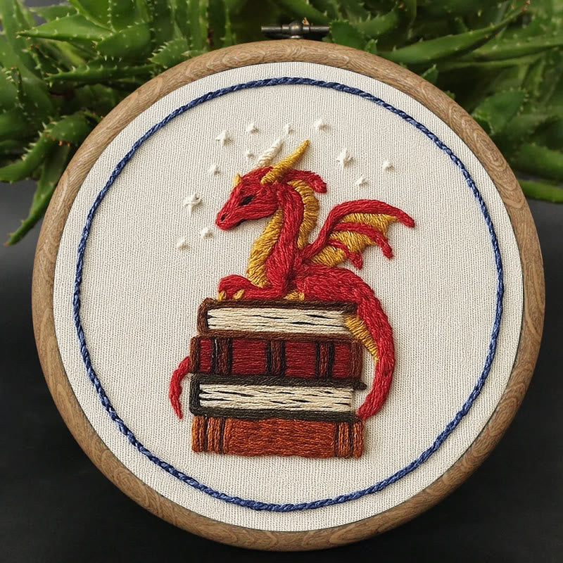 Rubbyoo Embroidery Kit - Sleeping Dragon | Unique Home Decor | Diy Handmade Craft  - image 7