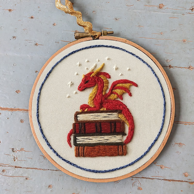 Rubbyoo Embroidery Kit - Sleeping Dragon | Unique Home Decor | Diy Handmade Craft  - image 5