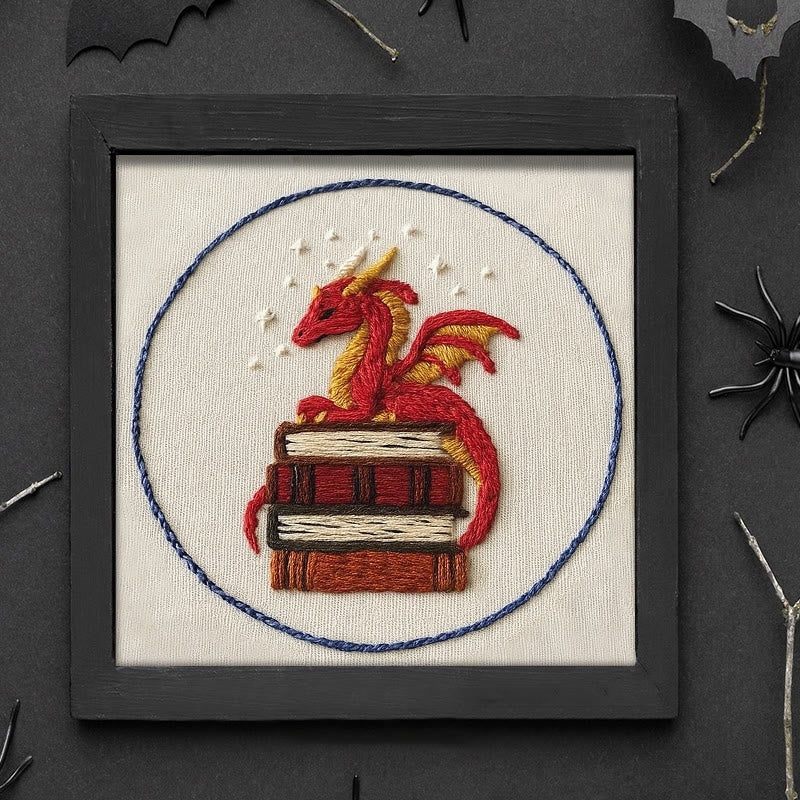 Rubbyoo Embroidery Kit - Sleeping Dragon | Unique Home Decor | Diy Handmade Craft  - image 8