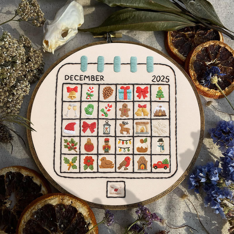 Rubbyoo Embroidery Kit - December Calendar | Christmas Home Decoration | Perfect Gifts For Crafters - image 6