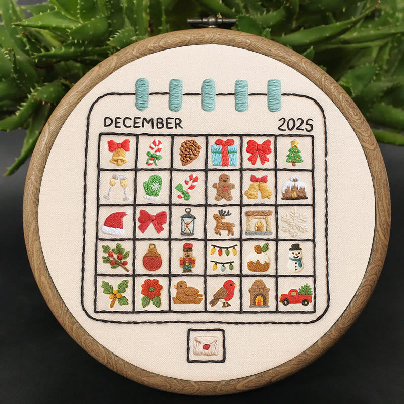 Rubbyoo Embroidery Kit - December Calendar | Christmas Home Decoration | Perfect Gifts For Crafters - image 5