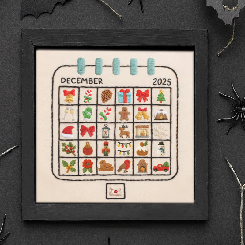 Rubbyoo Embroidery Kit - December Calendar | Christmas Home Decoration | Perfect Gifts For Crafters - image 8