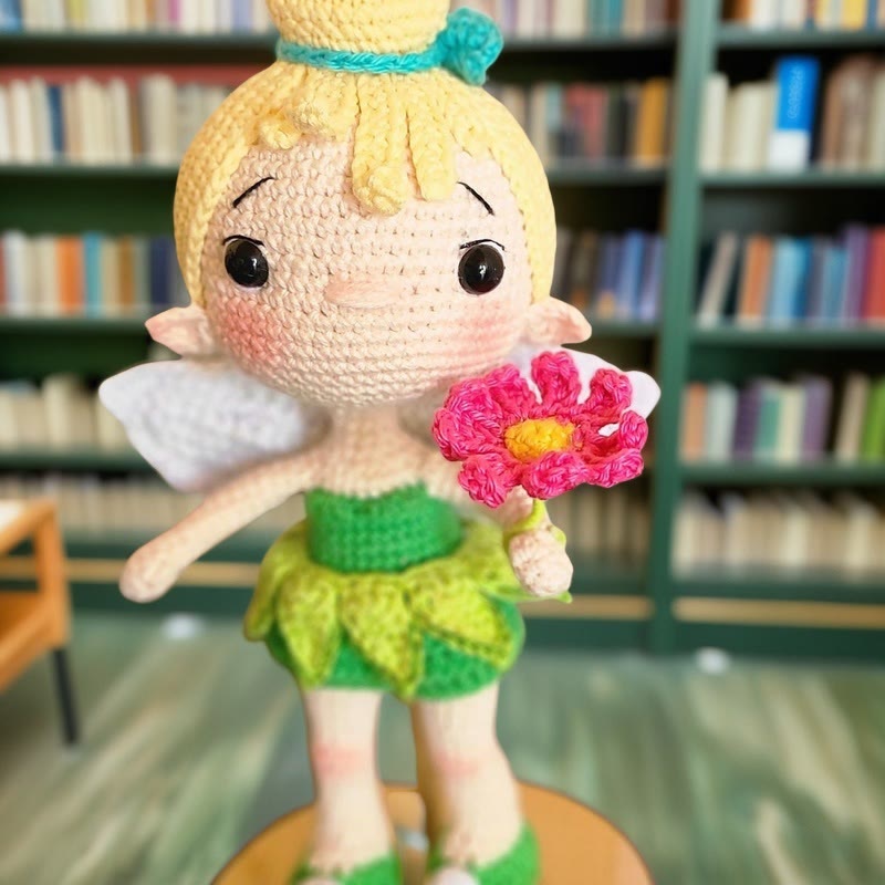 Diy Handmade Flower Fairy Crochet Kit - Adorable Plush Doll | Perfect Handmade Gifts For Child  - image 2