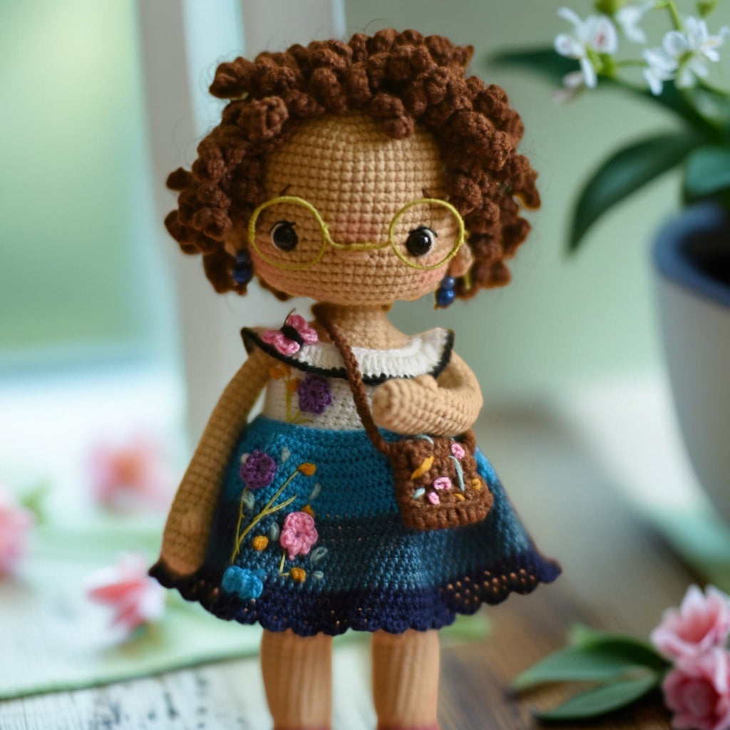 Diy Handmade Lovely Girl Crochet Kit - Heartfelt Birthday Gift For Baby | Unique Handmade Doll  - image 1