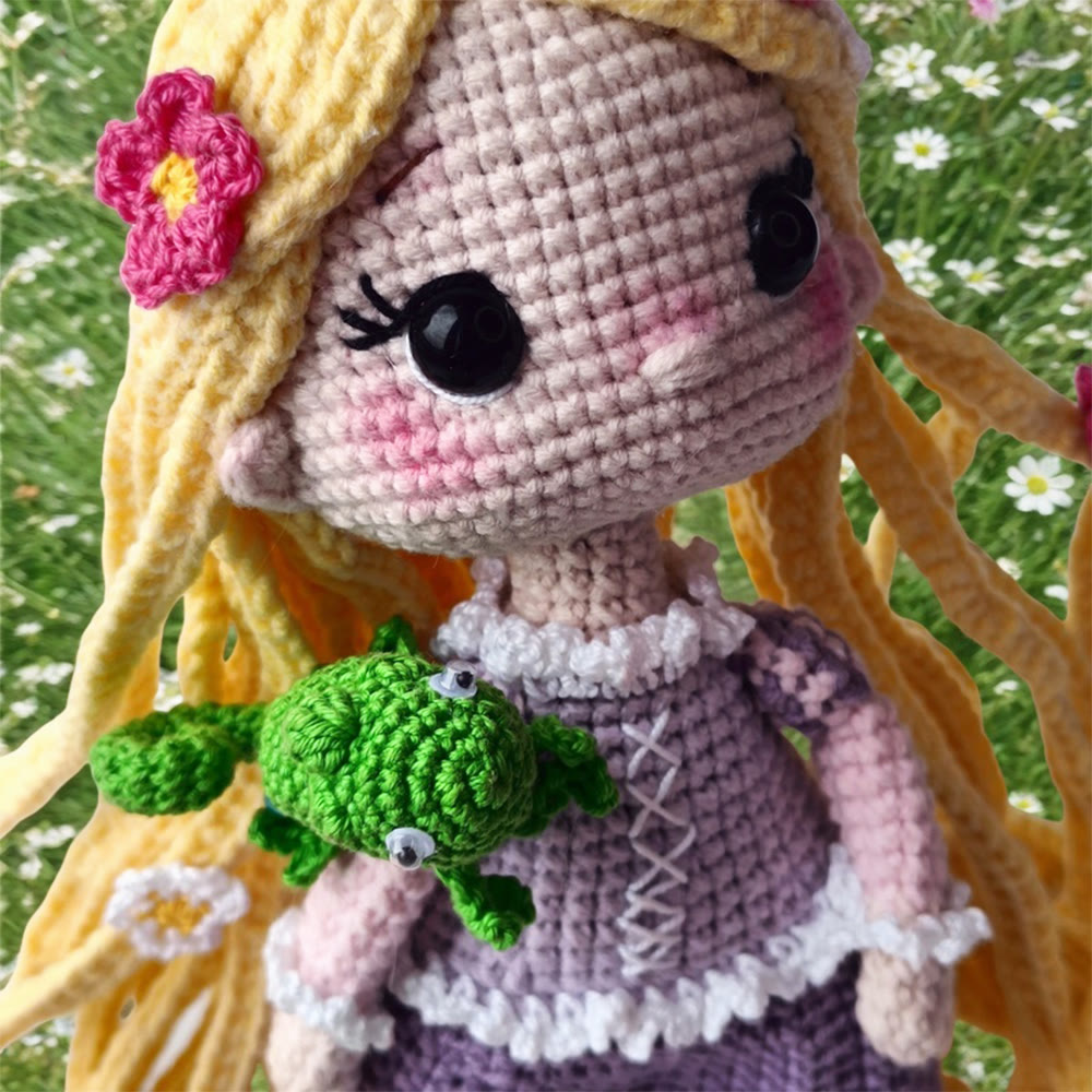 Diy Handmade Beautiful Princess Crochet Kit - Handmade Crocheted Doll | Unique Fashion Pendants - image 3