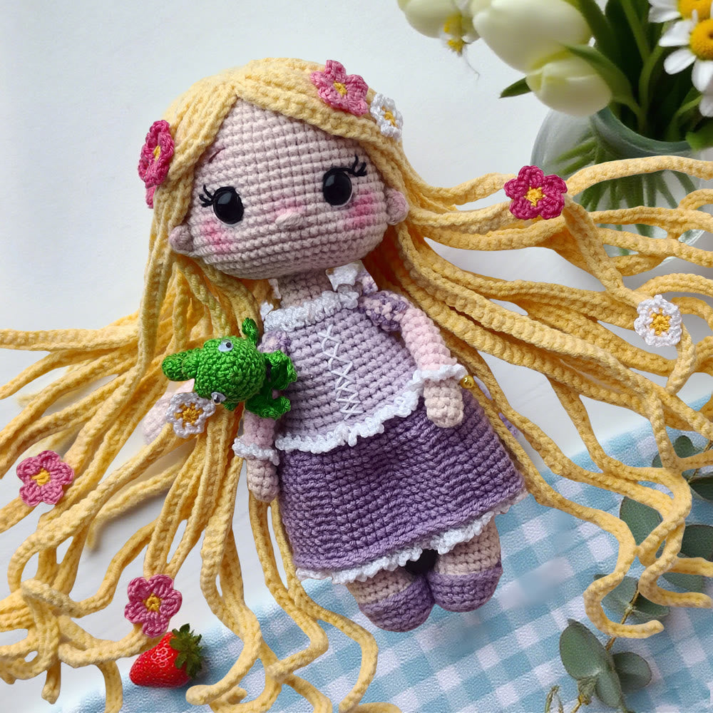 Diy Handmade Beautiful Princess Crochet Kit - Handmade Crocheted Doll | Unique Fashion Pendants - image 1