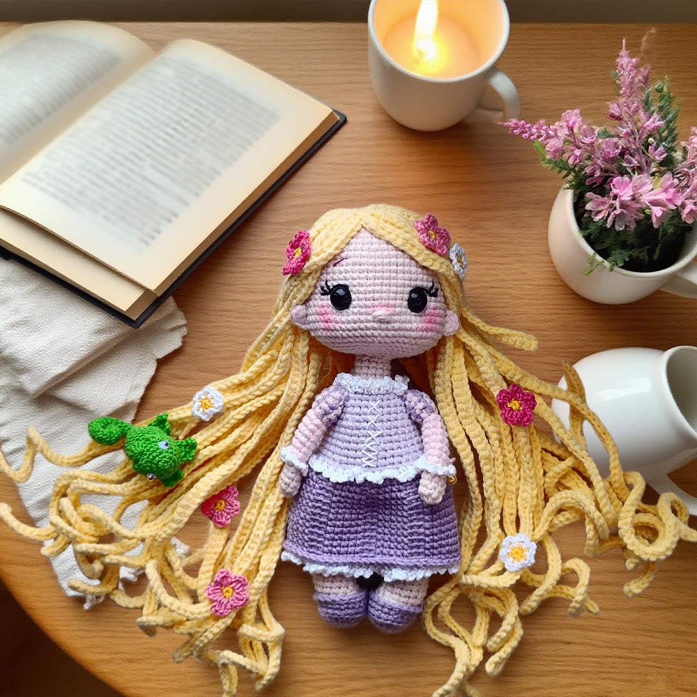Diy Handmade Beautiful Princess Crochet Kit - Handmade Crocheted Doll | Unique Fashion Pendants - Diy Handmade Beautiful Princess Crochet Kit - image 0