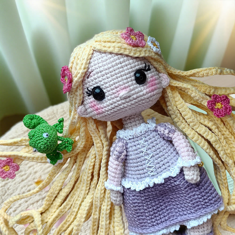 Diy Handmade Beautiful Princess Crochet Kit - Handmade Crocheted Doll | Unique Fashion Pendants - image 4