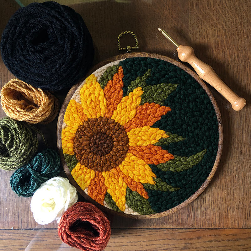  Sunflower Punch Needle Kit - Handmade Floral Craft | Perfect For Room Decor - image 7