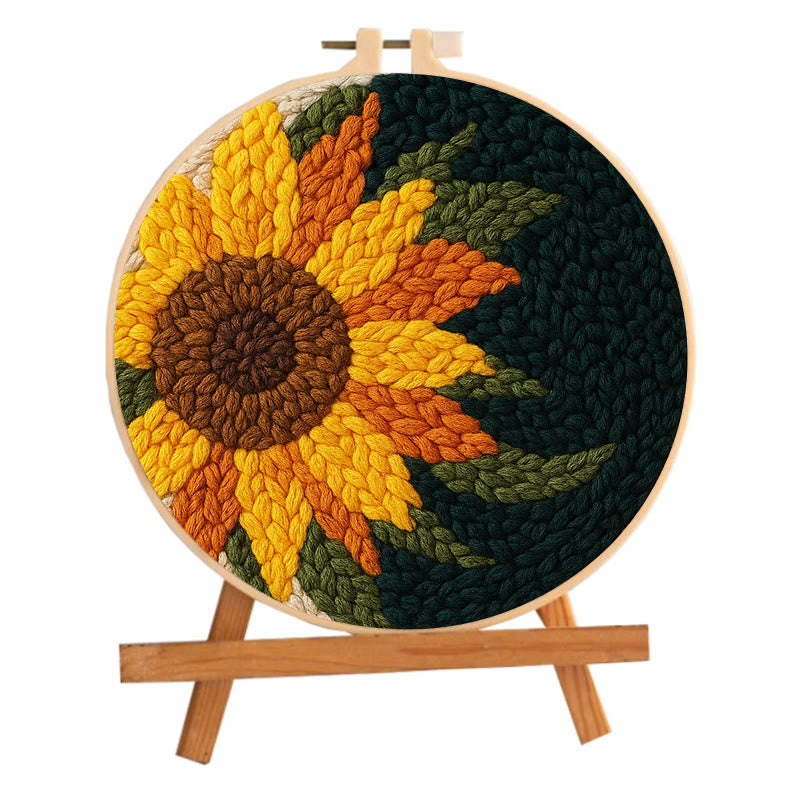  Sunflower Punch Needle Kit - Handmade Floral Craft | Perfect For Room Decor - image 9