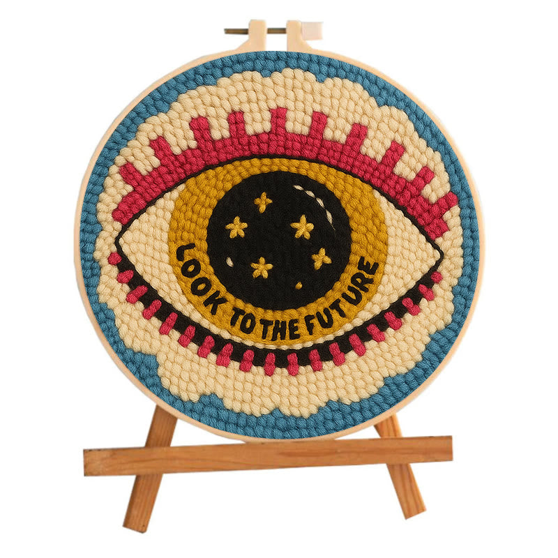 Look To The Future Punch Needle Kit - Decorative Needle Craft | Handmade Birthday Gifts For Friends  - image 8