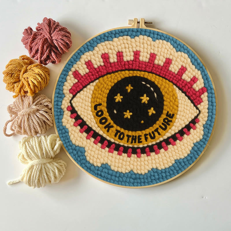 Look To The Future Punch Needle Kit - Decorative Needle Craft | Handmade Birthday Gifts For Friends  - image 6