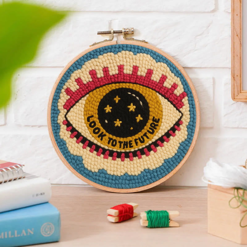 Look To The Future Punch Needle Kit - Decorative Needle Craft | Handmade Birthday Gifts For Friends  - image 9