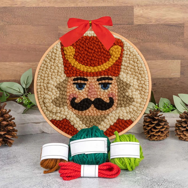 Christmas Soldier Punch Needle Kit - Christmas Tree Decor | Easy Handmade Craft - image 3