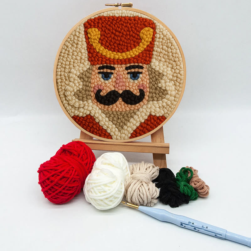 Christmas Soldier Punch Needle Kit - Christmas Tree Decor | Easy Handmade Craft - image 9