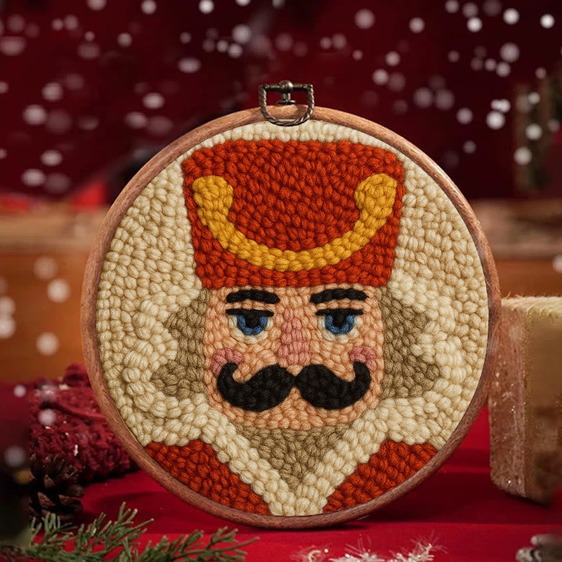 Christmas Soldier Punch Needle Kit - Christmas Tree Decor | Easy Handmade Craft - image 2