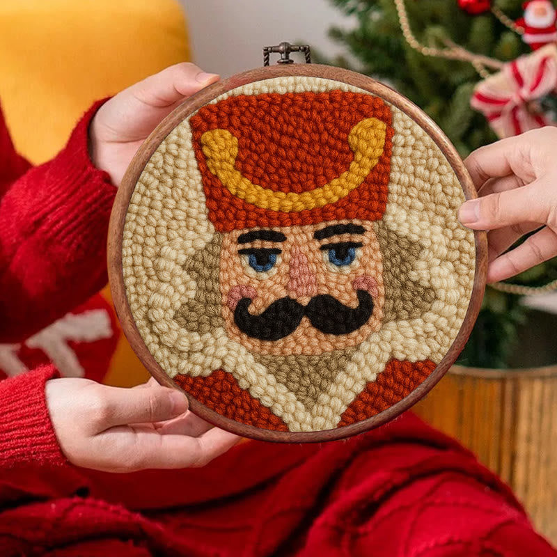 Christmas Soldier Punch Needle Kit - Christmas Tree Decor | Easy Handmade Craft - image 7