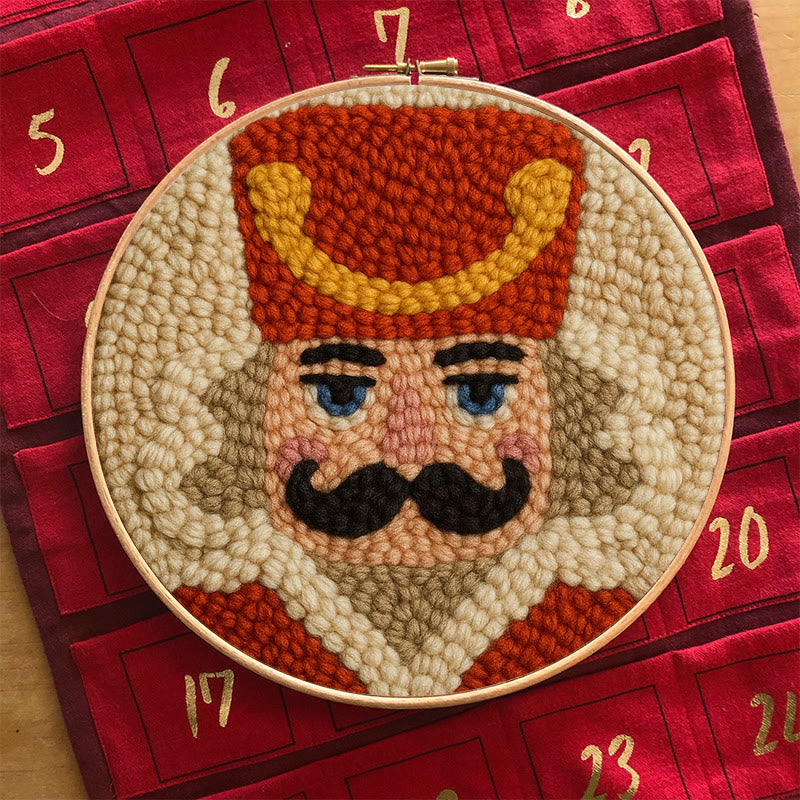 Christmas Soldier Punch Needle Kit - Christmas Tree Decor | Easy Handmade Craft - image 4