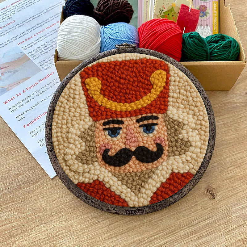 Christmas Soldier Punch Needle Kit - Christmas Tree Decor | Easy Handmade Craft - image 6