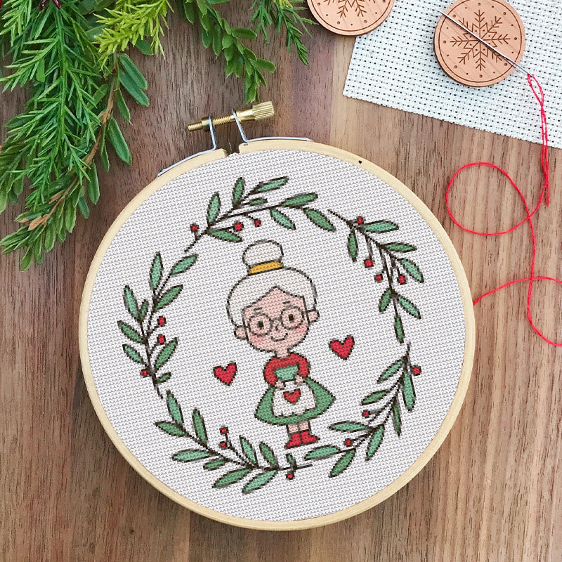  Cross Stitch Kit - Dear Grandma | Unique Handmade Craft | Perfect Birthday Gifts For Her - image 6