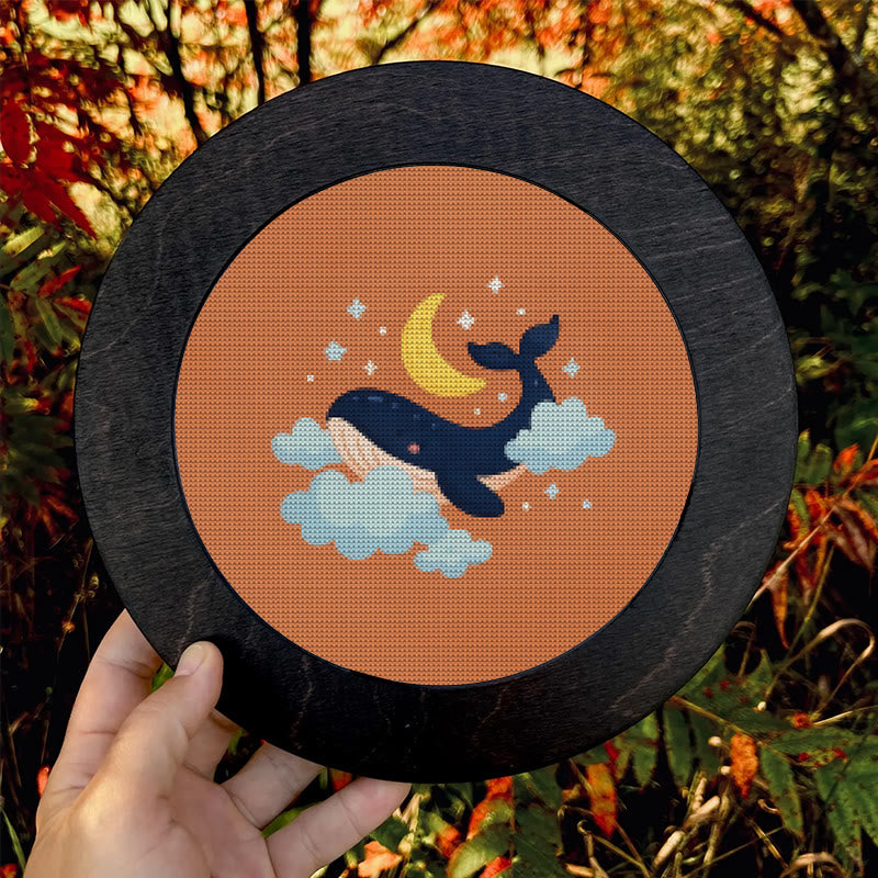  Cross Stitch Kit - Whale In The Cloud | Easy Needlework Craft | Perfect For Home Decor - image 8