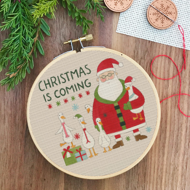  Cross Stitch Kit - Christmas Advent  | Diy Christmas Handicraft | Festival Stitch Artwork - image 1