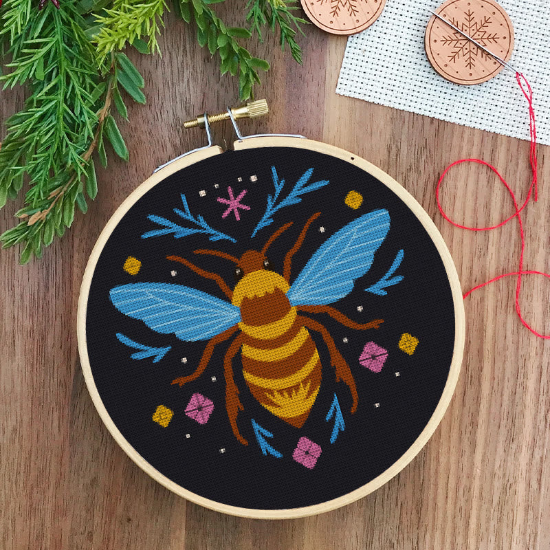  Cross Stitch Kit - Fantasy Bee | Diy Insect Handicraft | Unique Hanging Ornament  - image 5