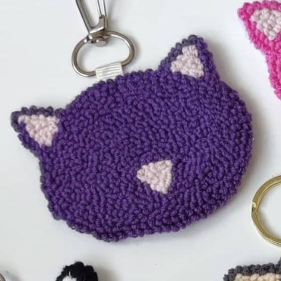 Punch Needle Cat Series Coaster Kits - Cat Lovers Birthday Gift | Diy Fridge Magnets | Perfect For Home Decor - W  - image 20