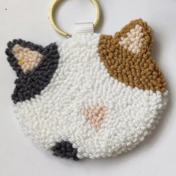 Punch Needle Cat Series Coaster Kits - Cat Lovers Birthday Gift | Diy Fridge Magnets | Perfect For Home Decor - S  - image 16