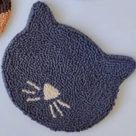 Punch Needle Cat Series Coaster Kits - Cat Lovers Birthday Gift | Diy Fridge Magnets | Perfect For Home Decor - Q  - image 14