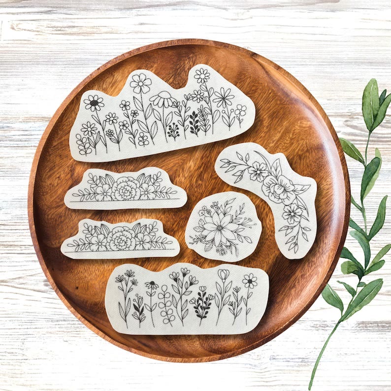  Wildflowers Stick And Stitch Patterns | Diy Floral Embroidery | Perfect For Handmade Crafters - image 1