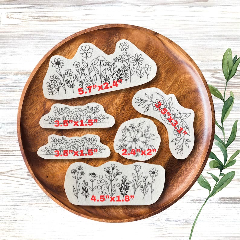  Wildflowers Stick And Stitch Patterns | Diy Floral Embroidery | Perfect For Handmade Crafters - image 2