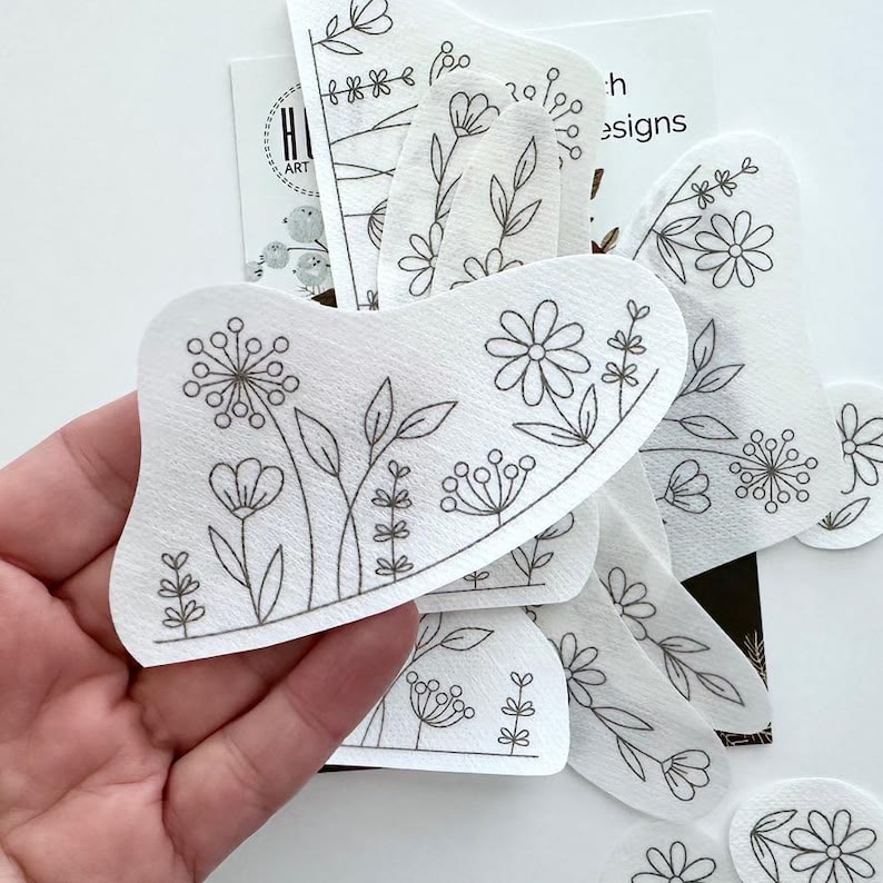  Floral Stick And Stitch Patterns | Perfect For Decorating Cloths | Beginner Embroidery Stitch - image 3