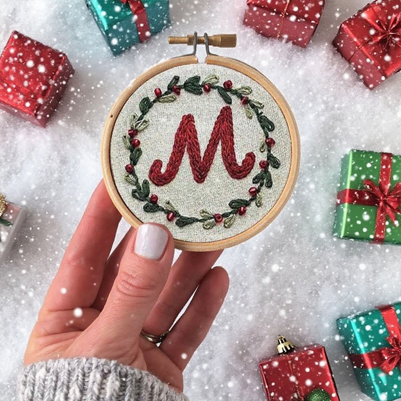  Christmas Alphabet Stick And Stitch Pattern | Perfect For Diy Project | Personalized Christmas Ornaments - image 2