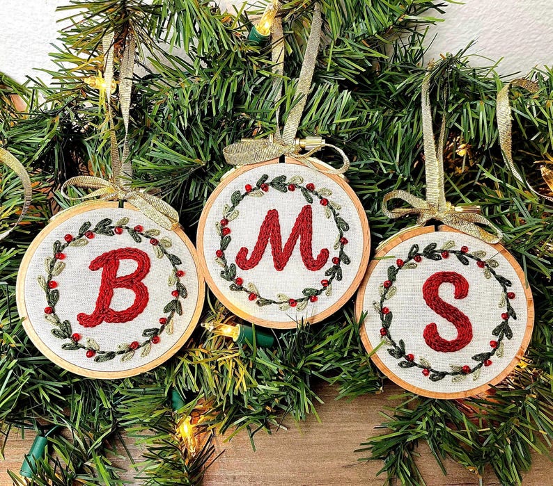  Christmas Alphabet Stick And Stitch Pattern | Perfect For Diy Project | Personalized Christmas Ornaments - image 4