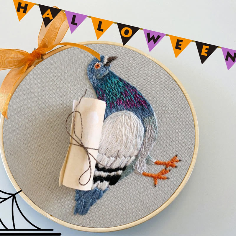 Rubbyoo Embroidery Kit - Carrier Pigeon | Diy Bird Handicraft | Creative Home Decor - image 7