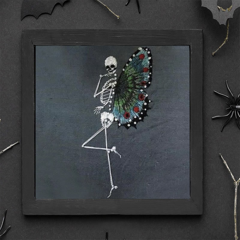 Rubbyoo Embroidery Kit - Skeleton Butterfly | Delicate Needle Artwork | Nice For Beginner - image 8