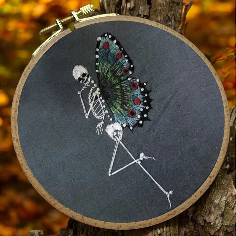 Rubbyoo Embroidery Kit - Skeleton Butterfly | Delicate Needle Artwork | Nice For Beginner - image 6