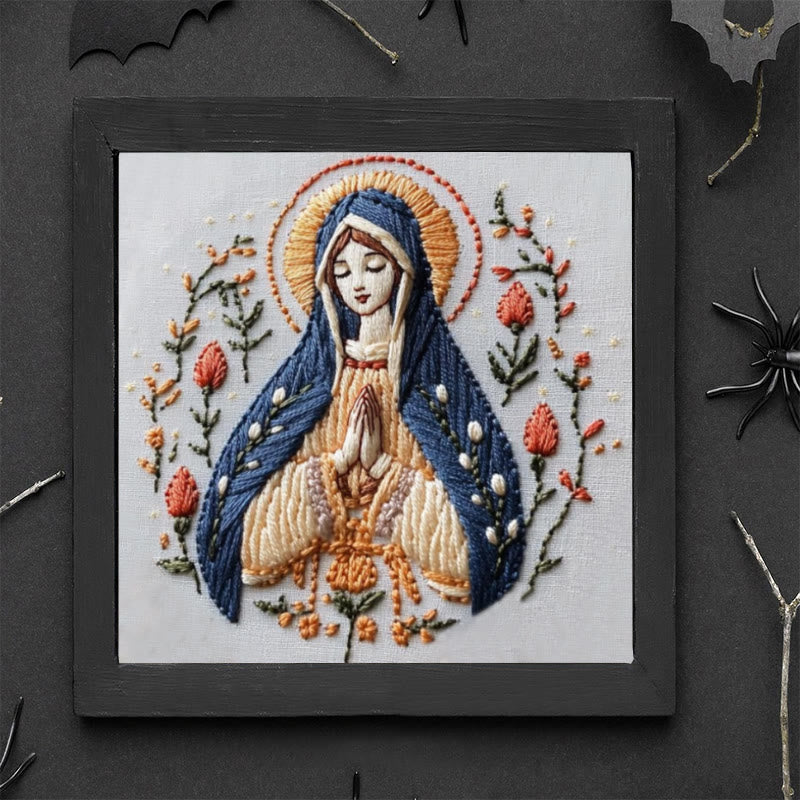 Rubbyoo Embroidery Kit - Virgin Mary | Catholic Religious Handicraft | Perfect For Christian Gift  - image 8
