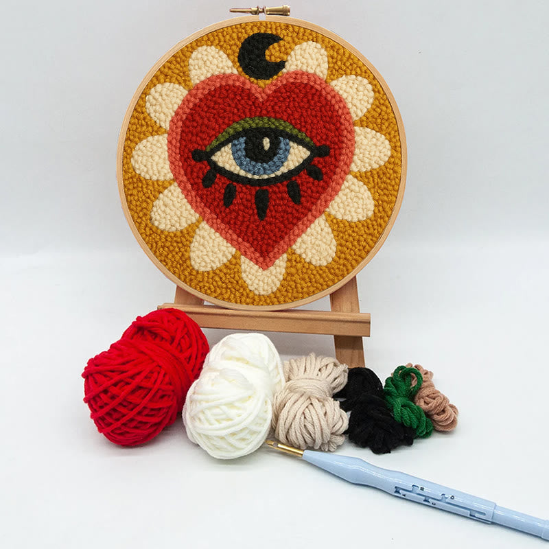 Mysterious Eye Punch Needle Kit - Perfect Craft For Home Decor | Diy Handmade Gifts - image 9