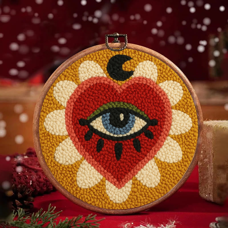 Mysterious Eye Punch Needle Kit - Perfect Craft For Home Decor | Diy Handmade Gifts - image 1