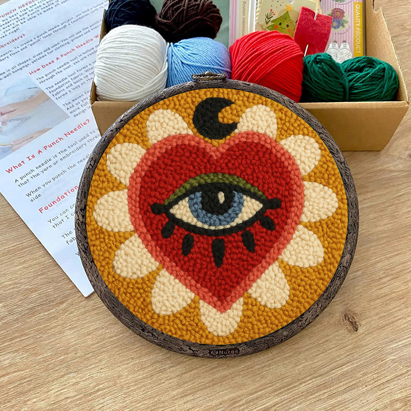 Mysterious Eye Punch Needle Kit - Perfect Craft For Home Decor | Diy Handmade Gifts - image 5