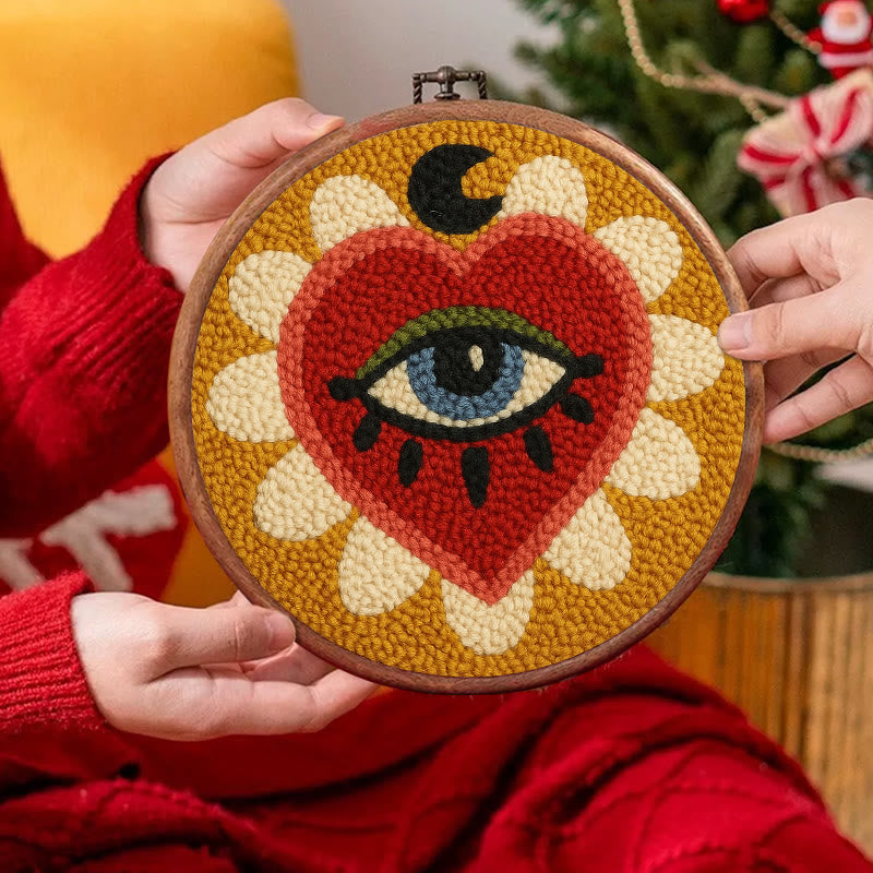 Mysterious Eye Punch Needle Kit - Perfect Craft For Home Decor | Diy Handmade Gifts - image 3