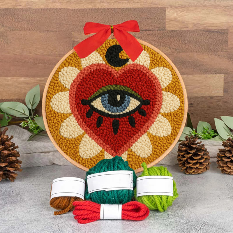 Mysterious Eye Punch Needle Kit - Perfect Craft For Home Decor | Diy Handmade Gifts - image 8