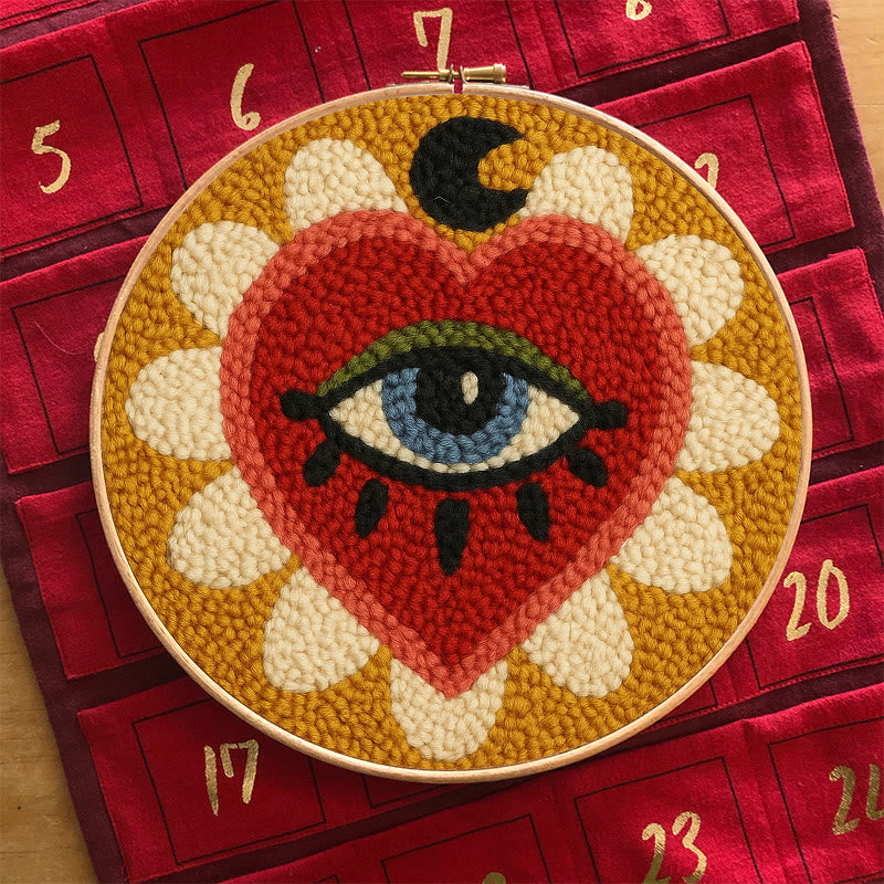 Mysterious Eye Punch Needle Kit - Perfect Craft For Home Decor | Diy Handmade Gifts - image 4